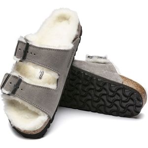 Birkenstock - Arizona VL Shearling Stone Coin - Regular