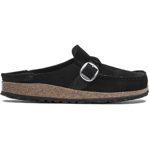 Klomp Birkenstock Women Buckley Suede Black Narrow