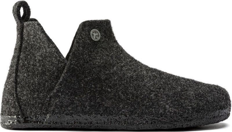 Birkenstock - Andermatt - Pantoffels - Antraciet - Lamsvel