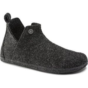 Pantoffel Birkenstock Unisex Andermatt Shearling Wool Felt Anthracite Regular-Schoenmaat 46