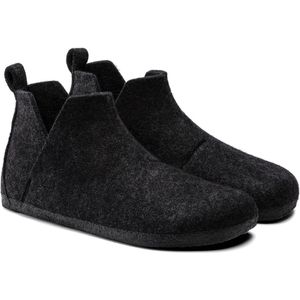 Birkenstock Andermatt Shearling WZ Nar Dames Sloffen - Antrachite - Maat 41