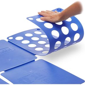 4 x vouwhulp groot - vouwplank - flipfold blauw - kleding opvouwen - kunststof