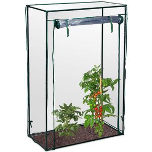 Relaxdays Tomatenkas 150x100x50 cm - Tuinkas Tomaten - Foliekas - Serre - Kweekkas - PVC