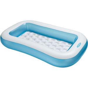 Intex Rectangular Pool - Baby Opblaaszwembad Blauw - 166 x 100 x 25 cm