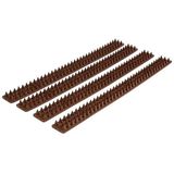 relaxdays Gartenzaun Vogelabwehr Spikes für Zäune