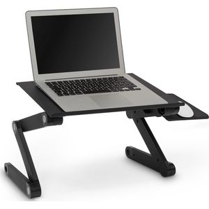 Notebook Standaard - LAPPI Hoogte Verstelbaar - Laptophouder - Verkoelende Ventilator - Laptoptafel