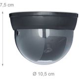 Dummy Camera - Dome - Kunststof - Rood Knipperend LED