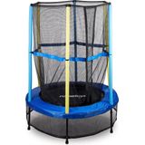 Relaxdays trampoline kind met net - vanaf 3 jaar - tuin - outdoor - rond - voor kinderen