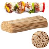 Relaxdays bamboe spiezen - 500 stuks - hout - vleesspies - sate stokjes - prikkers - bbq