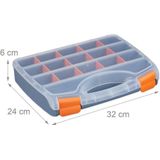 Sorteerdoos - Set van 3 - Leeg - Afsluitbaar - Kunststof