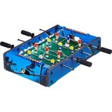 Relaxdays mini voetbaltafel led - tafelvoetbal - tafelmodel - tafelvoetbalspel
