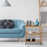 Relaxdays serveerwagen bamboe - 3 etages - theewagen - natuurlijke uitstraling - op wielen