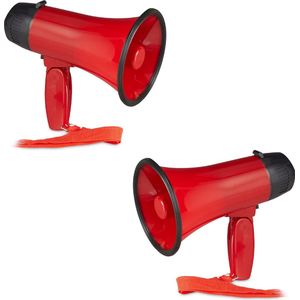 Megafoon - Rood - Kunststof - OLE Geluid