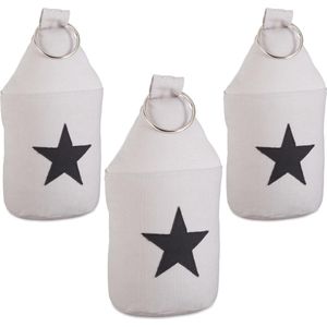 3x deurstopper ster - deurvastzetter - deurstop met handvat - deurbuffer