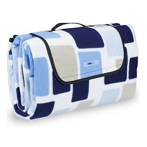 relaxdays Picknickdecke isoliert mehrfarbig 200,0 x 200,0 cm