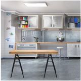 Relaxdays - Klapschraag Set van 2 - Zwart - Staal - Belastbaar tot 100 kg