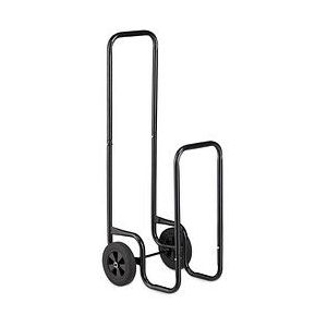 relaxdays Kaminholzwagen schwarz 41,0 x 42,5 x 100,0 cm