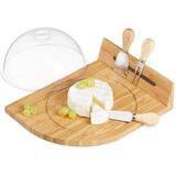 relaxdays Käse-Set Natur 31,0 x 25,0 cm
