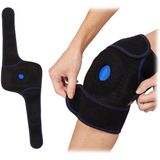 Relaxdays hot cold pack knie - brace met klittenband - herbruikbaar - gel kompres