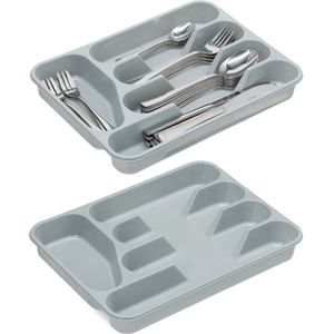 KitchenEdge Premium Organizer Voor Bestek En Gebruiksvoorwerpen Uitbreidbaar Tot 83 Cm Breed 11 Vakken 100 Bamboe 3375717282