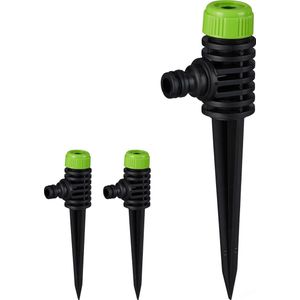 3x cirkelsproeier tuin - sprinkler - tuinsproeier met grondpin - watersproeier