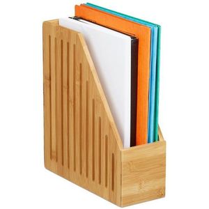tijdschriftenhouder A4 - bamboe - 30x10x26,5 cm