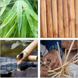 Relaxdays snijplank bamboe - antibacterieel - 45 x 35 cm - saprand - aanrechtplank