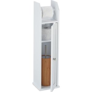 Toiletbutler met wc rolhouder en reserverol houder compleet mat goud