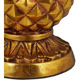 Relaxdays Tafellamp Ananas - Goud - Nachtlamp - Decoratie - Schemerlamp - Ananas Lamp