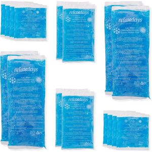 Relaxdays 16x hot cold pack - koud warm kompres - gel pack - cold pack - hot pack