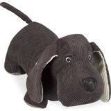 Deurstoppers - Deurstopper Hond - Bruin - Zachte Stof - 14 x 32 x 14 cm