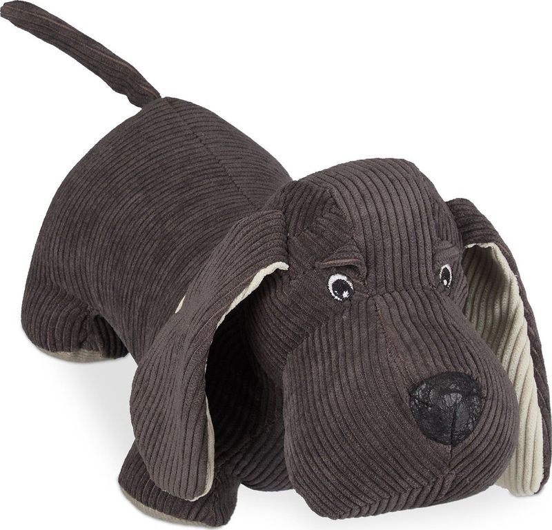 Deurstoppers - Deurstopper Hond - Bruin - Zachte Stof - 14 x 32 x 14 cm