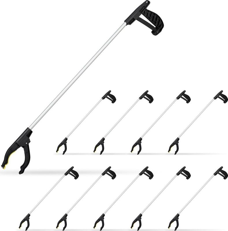 Grijper - Afvalgrijper - Aluminium - Set 10x