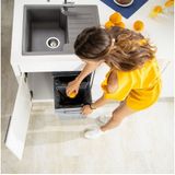 Relaxdays inbouw prullenbak - 2 vakken - 2 x 20 l - kunststof - 41,3 x 34 x 51,8 cm - grijs