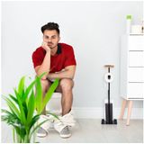 Relaxdays toiletrolhouder - 3 in 1 - met plankje - reserverolhouder - toiletborstel houder