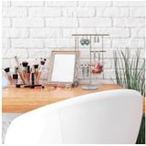 Relaxdays sieradenhouder ketting - goud - sieradenrekje - sieraden standaard - metaal