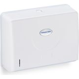 Handdoekdispenser - Muur - Wit - Voor H2 Papieren Handdoekjes - 20,5 x 27,5 x 10 cm - Plastic