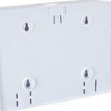 Handdoekdispenser - Muur - Wit - Voor H2 Papieren Handdoekjes - 20,5 x 27,5 x 10 cm - Plastic