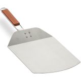 Pizzaschep - Inklapbaar - RVS - Zilver - Houten Handgreep