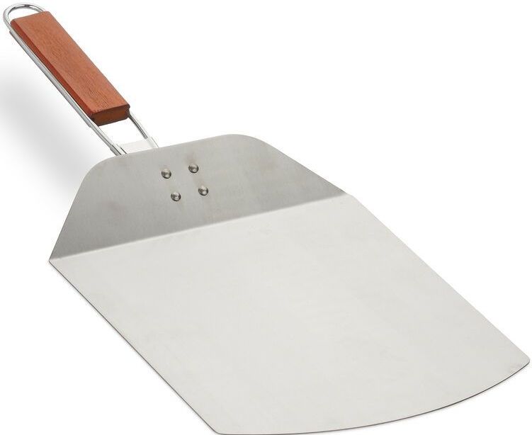 Pizzaschep - Inklapbaar - RVS - Zilver - Houten Handgreep