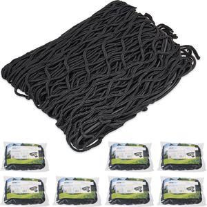 8x aanhangernet 3x2 meter - bagagenet aanhanger - lading vastzetten - rekbaar