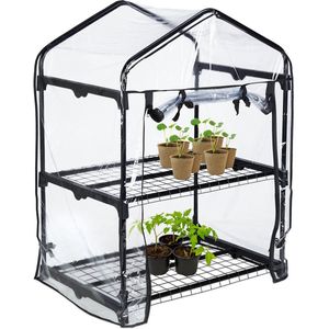 Relaxdays Tuinkas Tomaten, Broeikas, Kwekerij, Kweekkas, 150cm Hoog  Robuust
