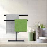 Handdoekenrek - Zwart - Metaal