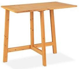 Relaxdays klaptafel - hout - rechthoekig - inklapbaar - 73 x 80 x 50 cm - opklaptafel muur - buiten