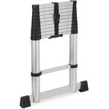 Relaxdays telescoopladder 3.2 m - multifunctionele ladder - schuifladder - telescopisch