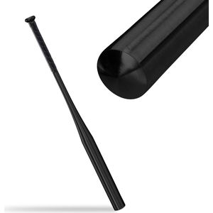 Relaxdays honkbalknuppel aluminium - zwart - baseball knuppel - 34 inch - baseball bat