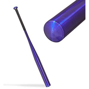 Relaxdays honkbalknuppel aluminium - blauw - softbal knuppel - 34 inch - baseball bat