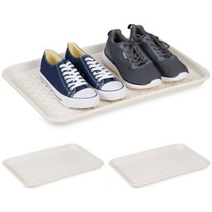 relaxdays Schuhabtropfschale 3er Set Schuhabtropfschale 60 x 40 cm