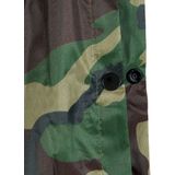 Relaxdays regenponcho camouflage - multifunctioneel - waterdicht - vissen - mouwen - groen-bruin