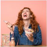 Relaxdays voorraadpot met deksel - set van 3 - 1500 ml - bamboe - vierkante bewaarpot glas